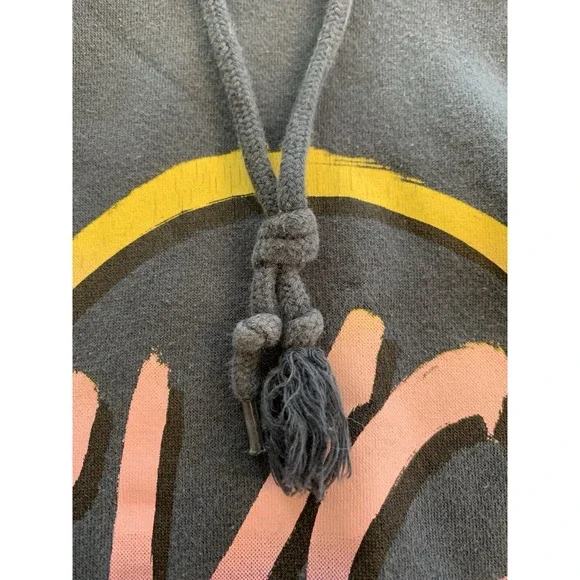 RVCA Hoodie Mens Medium Hooded Sweatshirt Logo Y2K 90s Grunge Surfer Skater READ - Picture 12 of 12